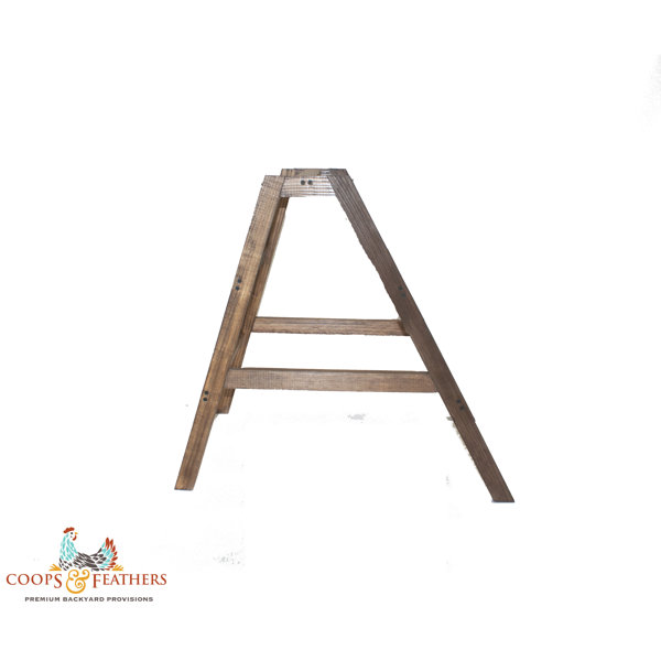 Coops & Feathers Portable AFrame Roosting Ladder & Reviews Wayfair